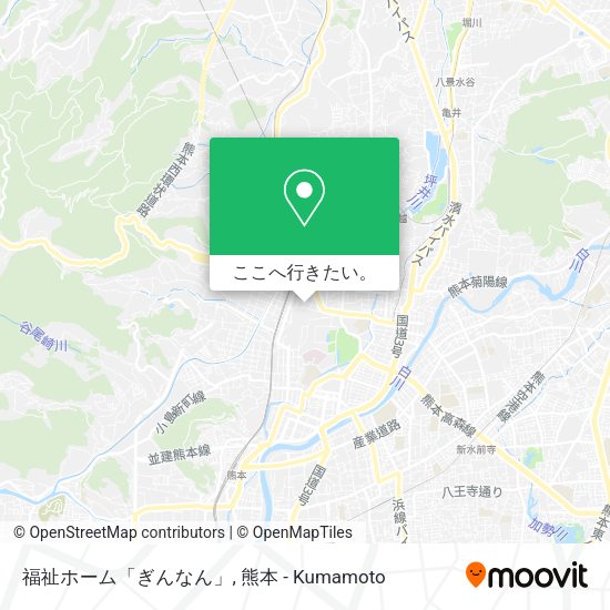 福祉ホーム「ぎんなん」地図