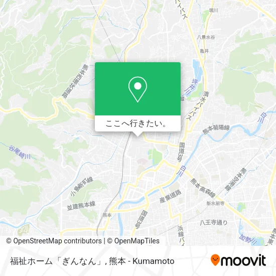 福祉ホーム「ぎんなん」地図