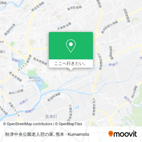 秋津中央公園老人憩の家地図