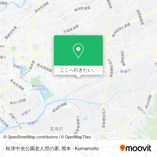 秋津中央公園老人憩の家地図