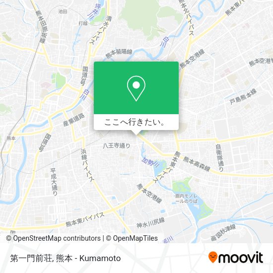 第一門前荘地図