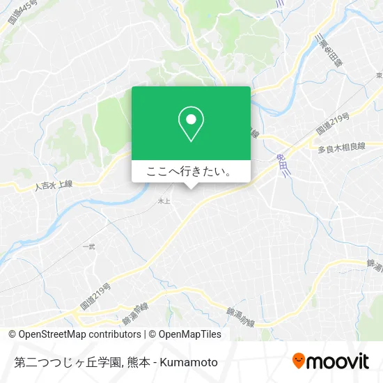 第二つつじヶ丘学園地図