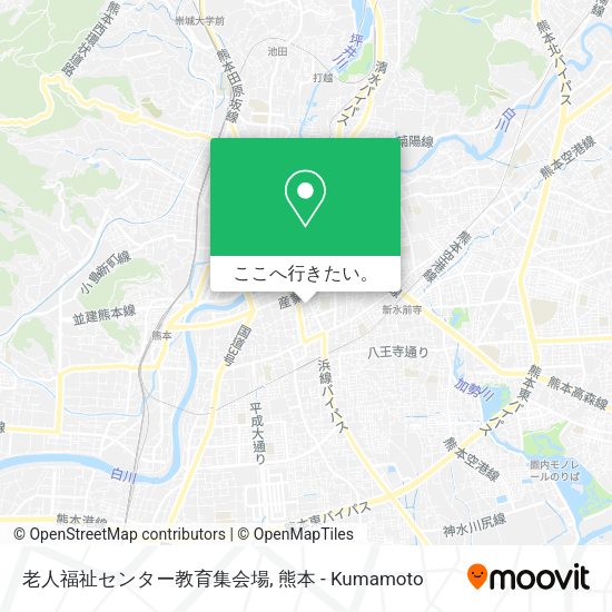 老人福祉センター教育集会場地図