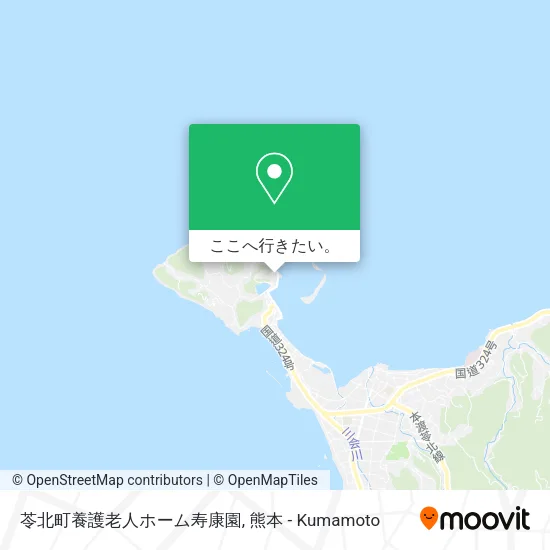 苓北町養護老人ホーム寿康園地図