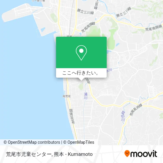荒尾市児童センター地図