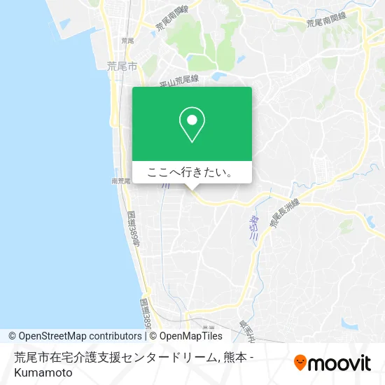 荒尾市在宅介護支援センタードリーム地図