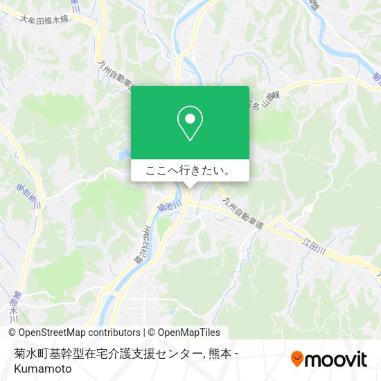 菊水町基幹型在宅介護支援センター地図