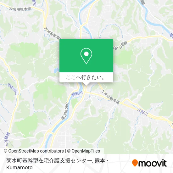 菊水町基幹型在宅介護支援センター地図