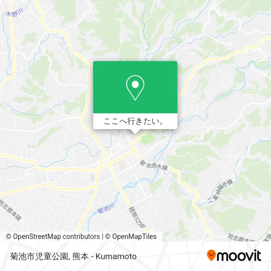菊池市児童公園地図
