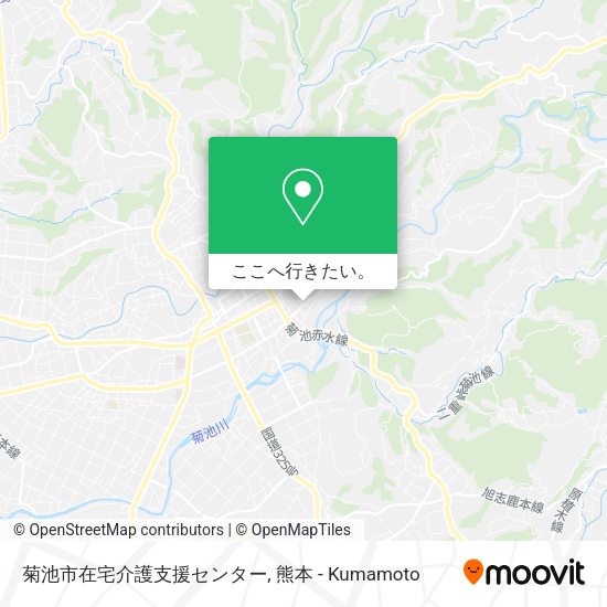 菊池市在宅介護支援センター地図