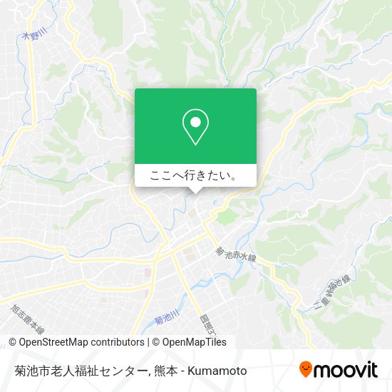 菊池市老人福祉センター地図