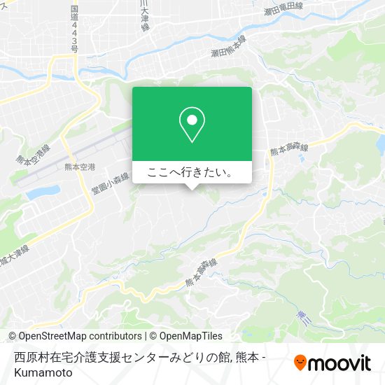 西原村在宅介護支援センターみどりの館地図