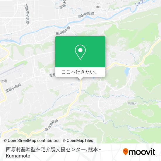 西原村基幹型在宅介護支援センター地図