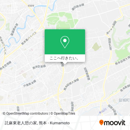 託麻東老人憩の家地図