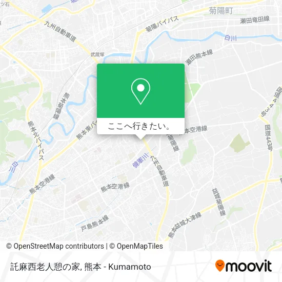 託麻西老人憩の家地図