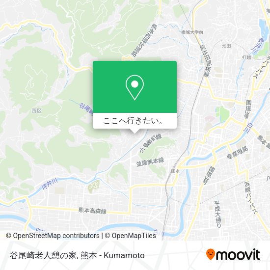 谷尾崎老人憩の家地図