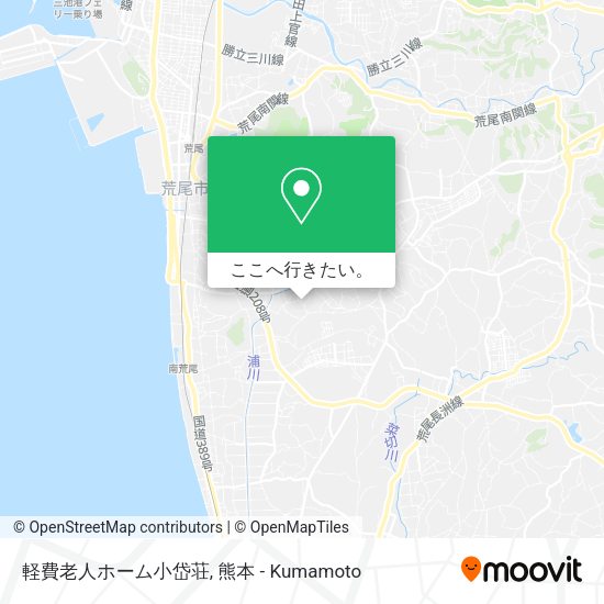 軽費老人ホーム小岱荘地図