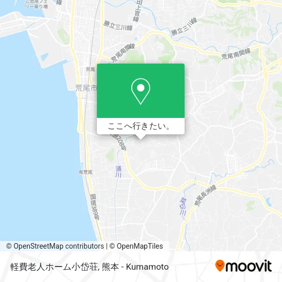 軽費老人ホーム小岱荘地図