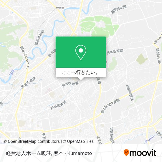 軽費老人ホーム暁荘地図