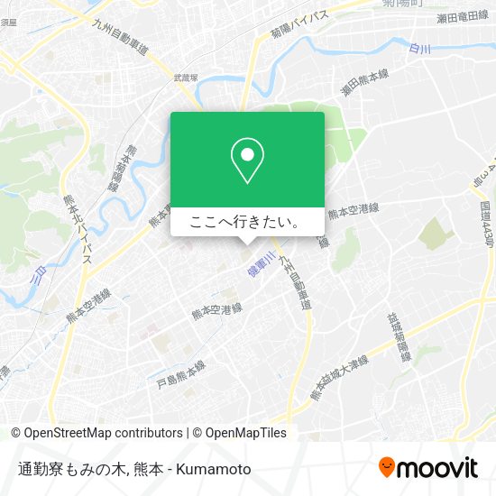 通勤寮もみの木地図