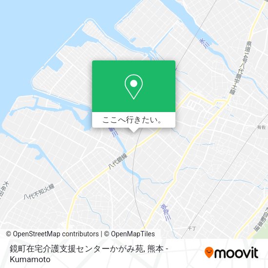 鏡町在宅介護支援センターかがみ苑地図