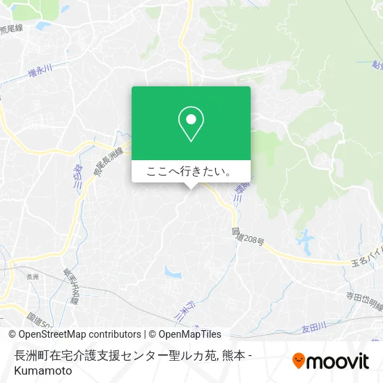 長洲町在宅介護支援センター聖ルカ苑地図