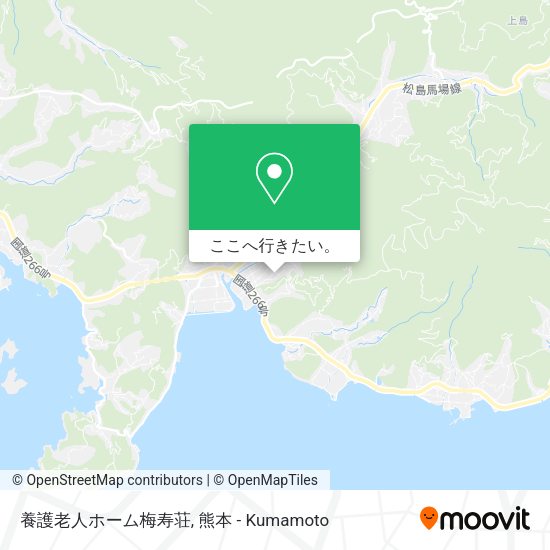 養護老人ホーム梅寿荘地図