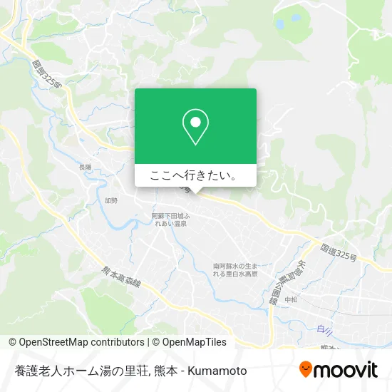 養護老人ホーム湯の里荘地図