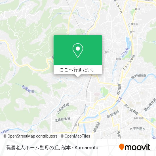 養護老人ホーム聖母の丘地図
