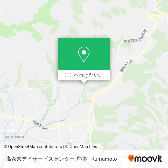 高森寮デイサービスセンター地図