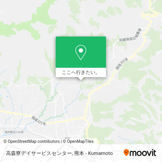 高森寮デイサービスセンター地図