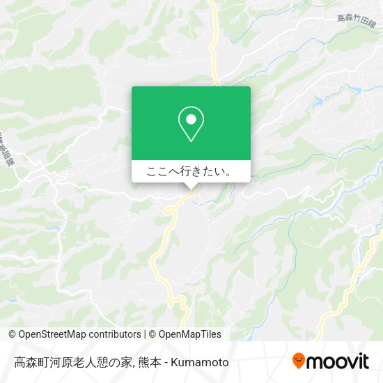 高森町河原老人憩の家地図