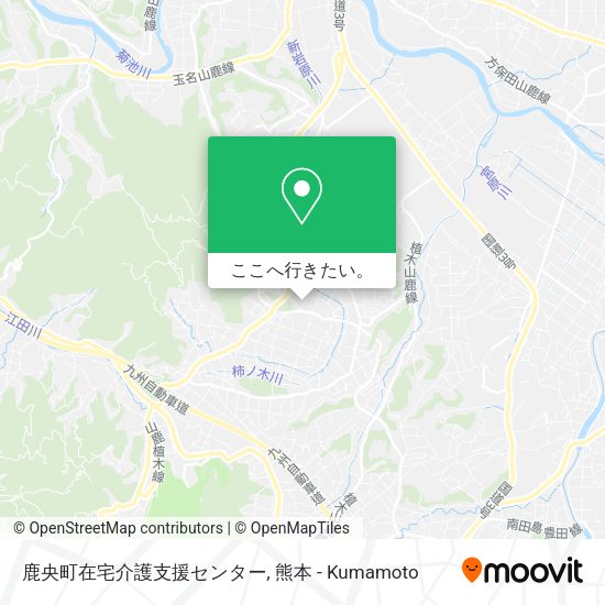 鹿央町在宅介護支援センター地図