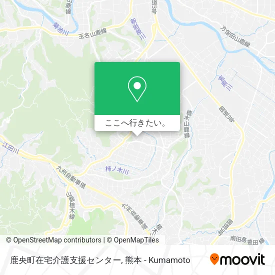鹿央町在宅介護支援センター地図