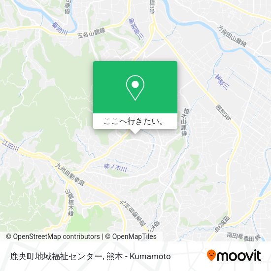 鹿央町地域福祉センター地図