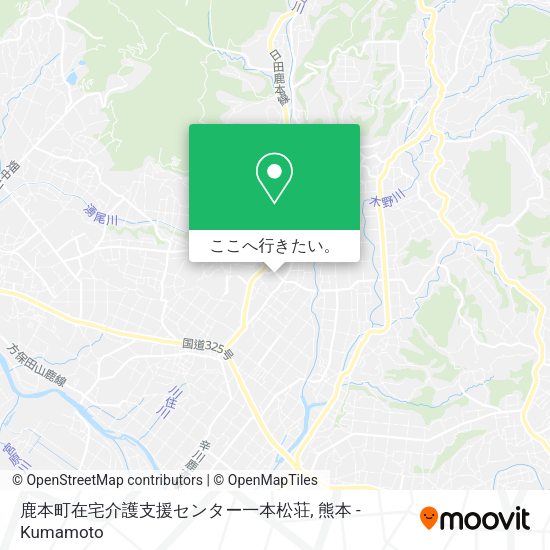 鹿本町在宅介護支援センター一本松荘地図