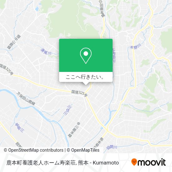 鹿本町養護老人ホーム寿楽荘地図