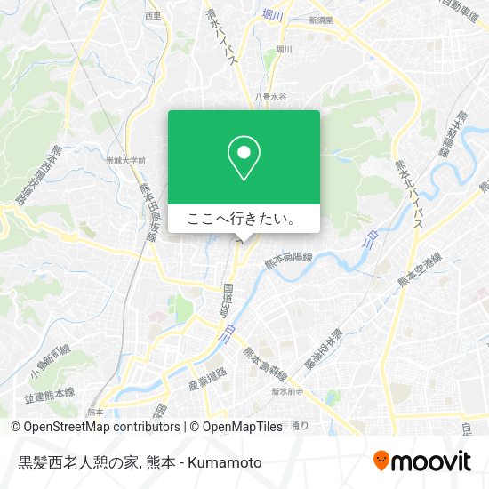黒髪西老人憩の家地図