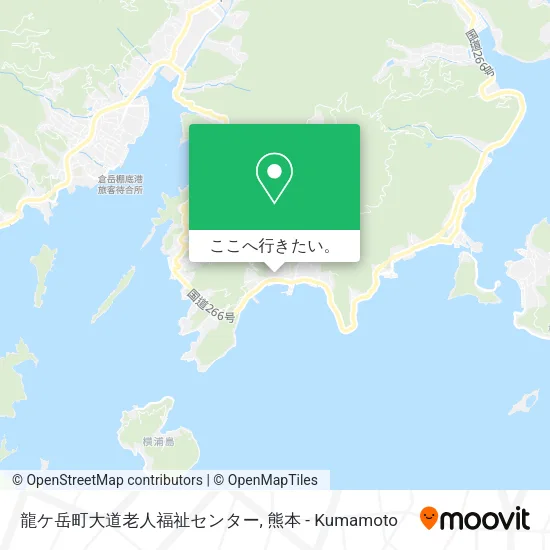 龍ケ岳町大道老人福祉センター地図
