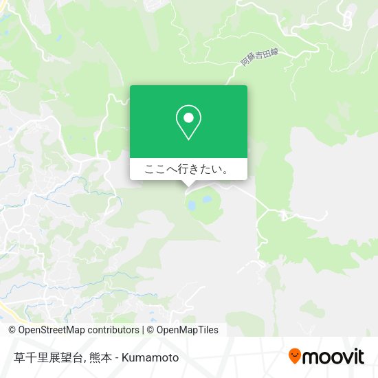 草千里展望台地図