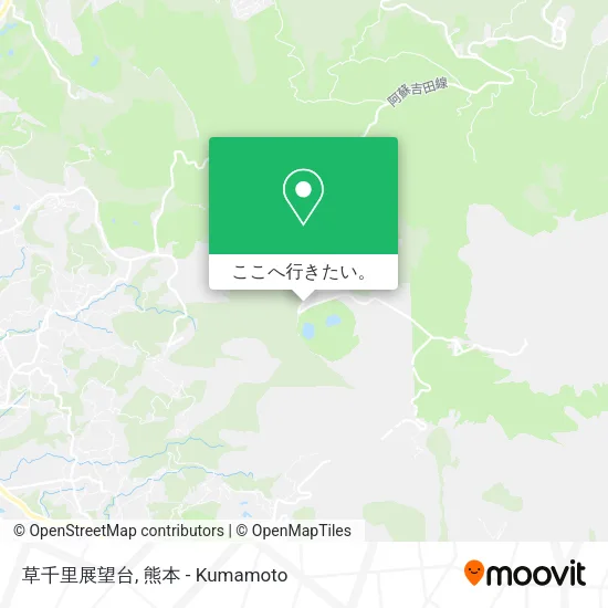 草千里展望台地図