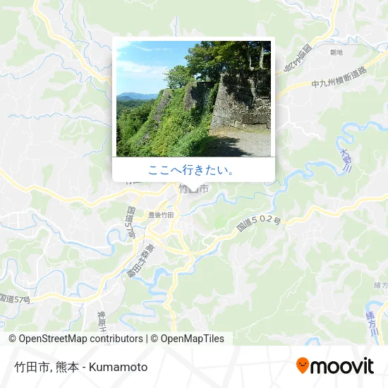 竹田市地図