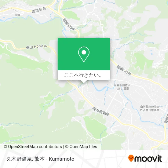 久木野温泉地図