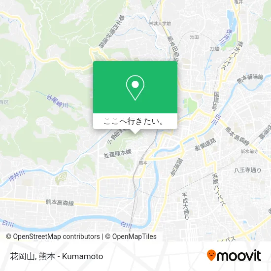 花岡山地図