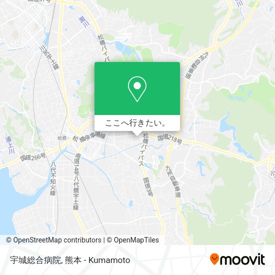 宇城総合病院地図