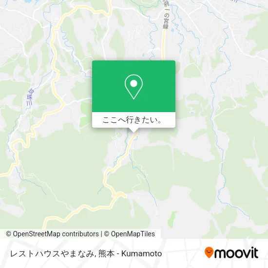 レストハウスやまなみ地図