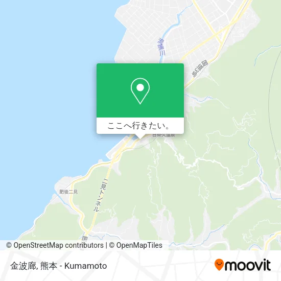 金波廊地図