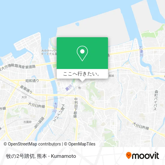 牧の2号踏切地図