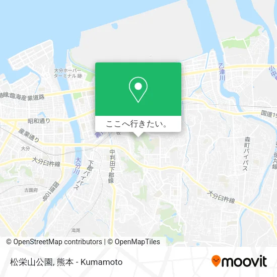 松栄山公園地図