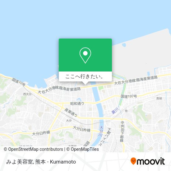 みよ美容室地図
